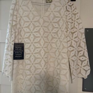 NWT Tuckernuck White Eyelet Mini Dress